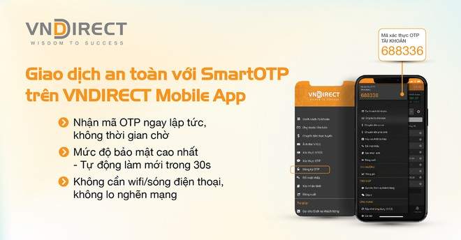 Mã OTP của app VNDIRECT