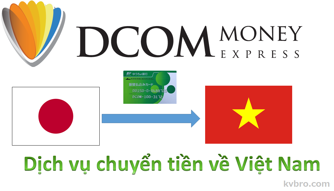 Dcom chuyển tiền nhanh chóng từ Nhật Bản về Việt Nam