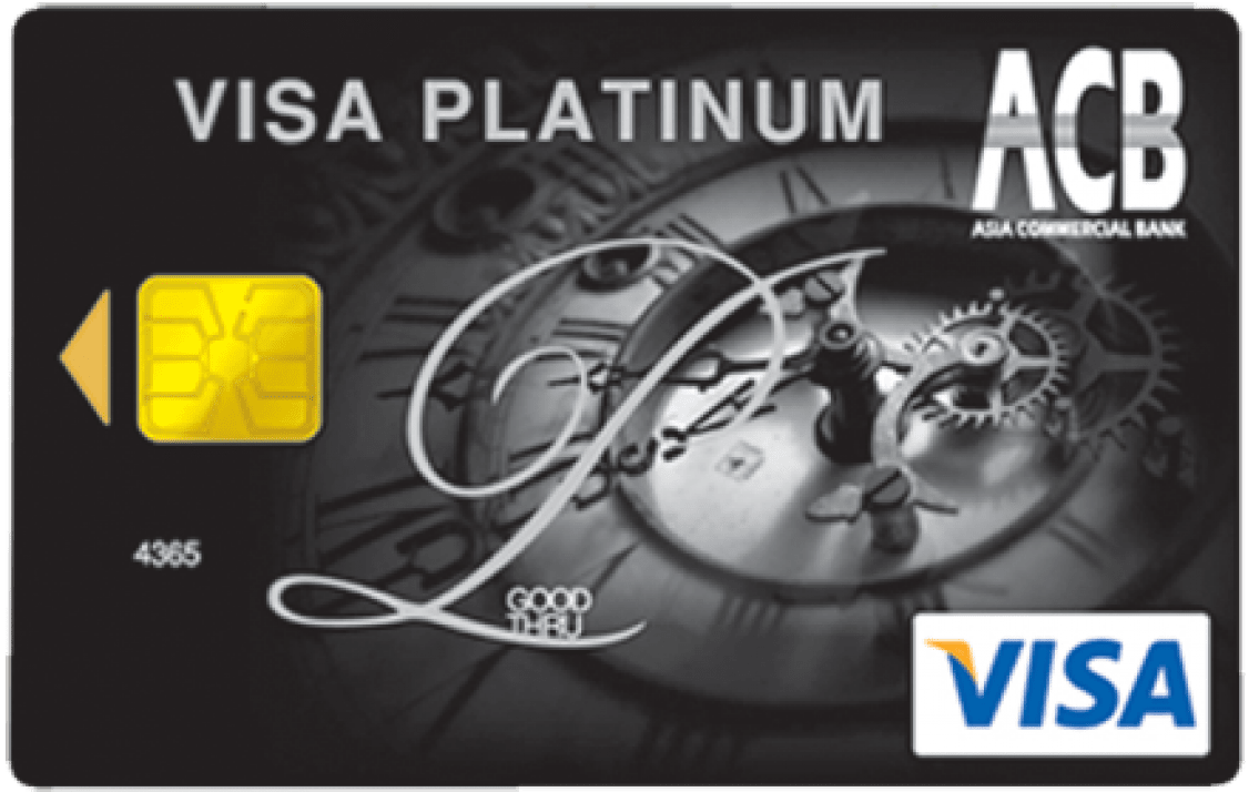 Được tặng thẻ ghi nợ ACB Visa Platinum Debit