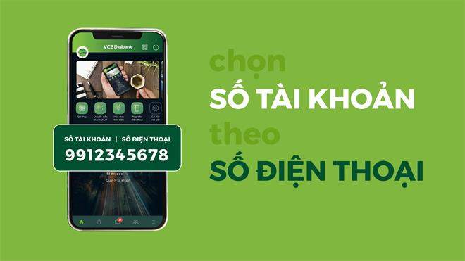 Miễn phí mở số tài khoản đẹp Vietcombank theo số điện thoại