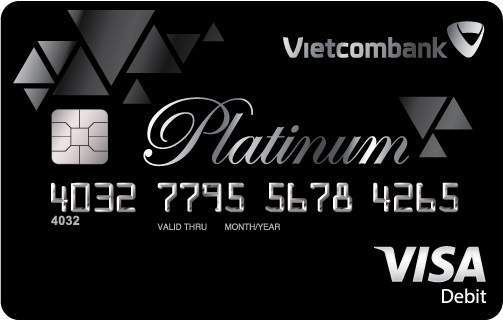 Thẻ ghi nợ Vietcombank Visa Platinum