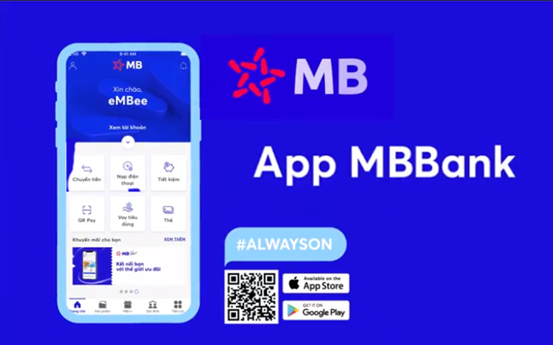 Khóa thẻ tín dụng qua app MBBank