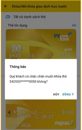 Những cách khóa thẻ PVcombank tạm thời ai cũng nên biết