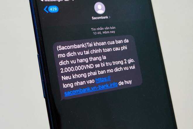 Tin nhắn lừa đảo