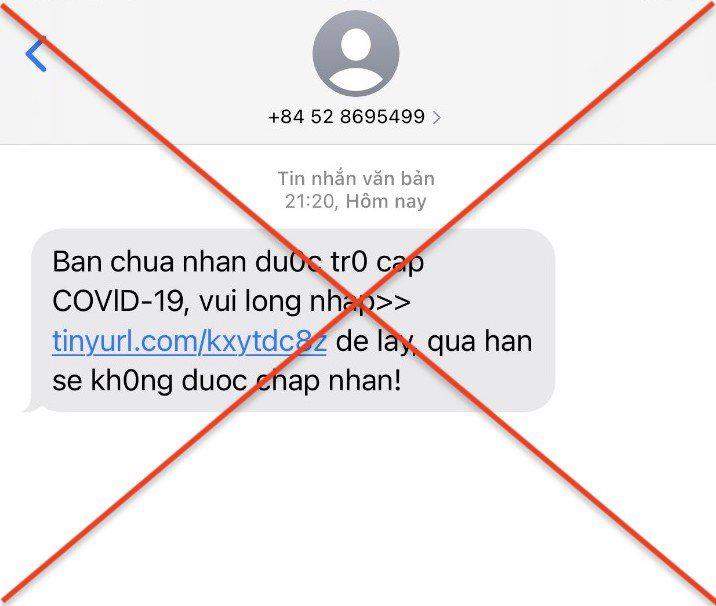 Tin nhắn lừa đảo trợ cấp BHTN