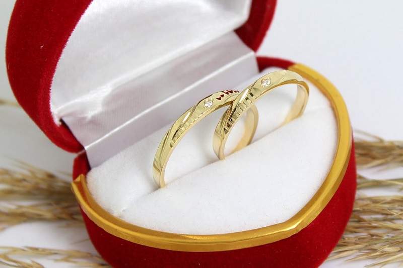 Mẫu nhẫn cưới vàng Ngọc Thẩm
