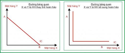 Một số đường bàng quan đặc biệt