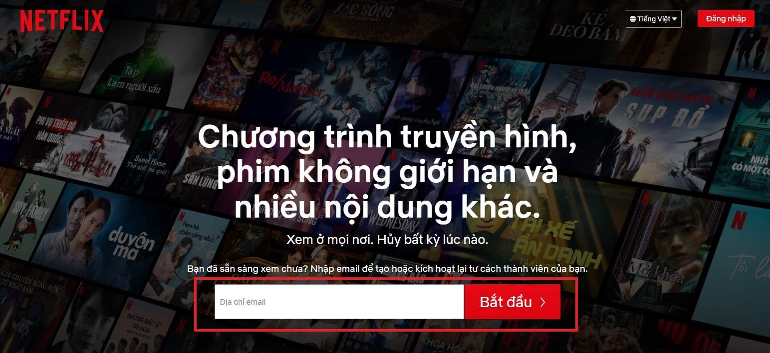 đăng ký netflix bằng thẻ tín dụng ảo