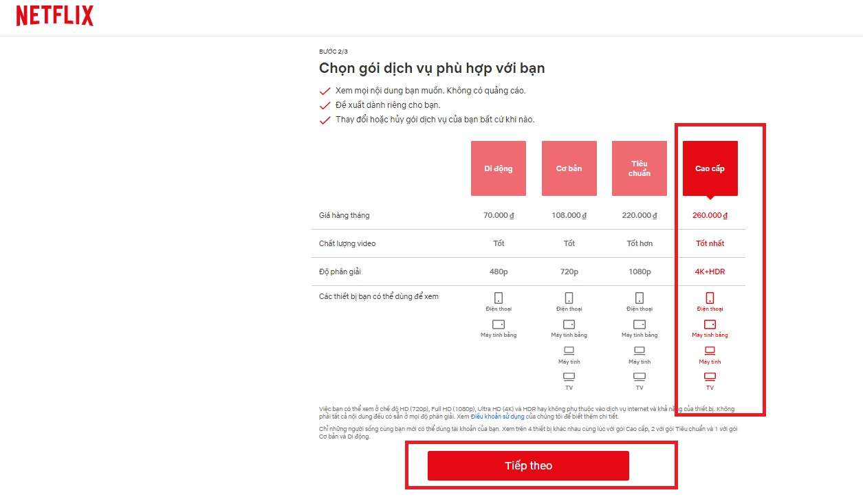 hướng dẫn đăng ký netflix bằng thẻ tín dụng ảo - ảnh 5