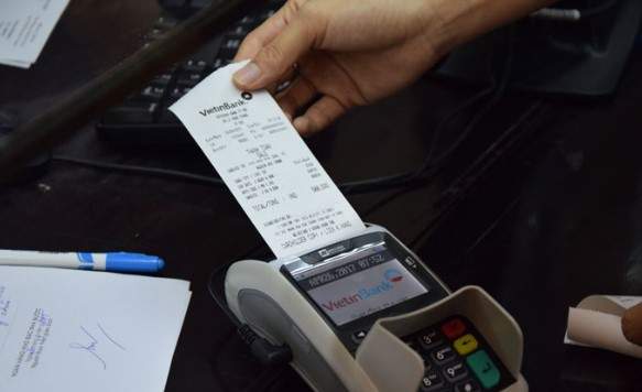 Cách in lại hóa đơn máy POS Vietinbank