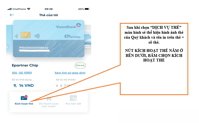 Hướng dẫn kích hoạt thẻ VietinBank bằng iPay nhanh chóng
