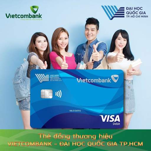 Thẻ sinh viên tích hợp thẻ ngân hàng vietcombank