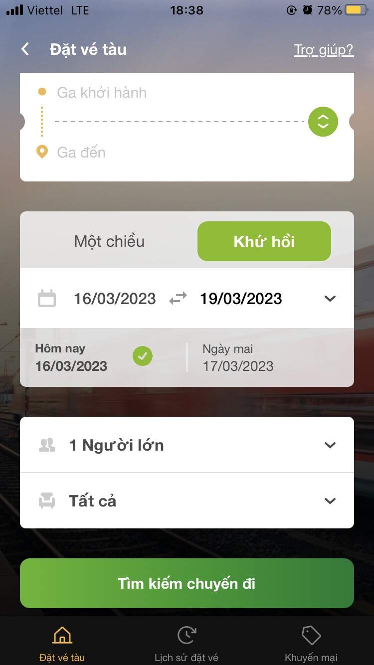 thanh toán vé tàu qua internet banking vietcombank thực hiện như nào