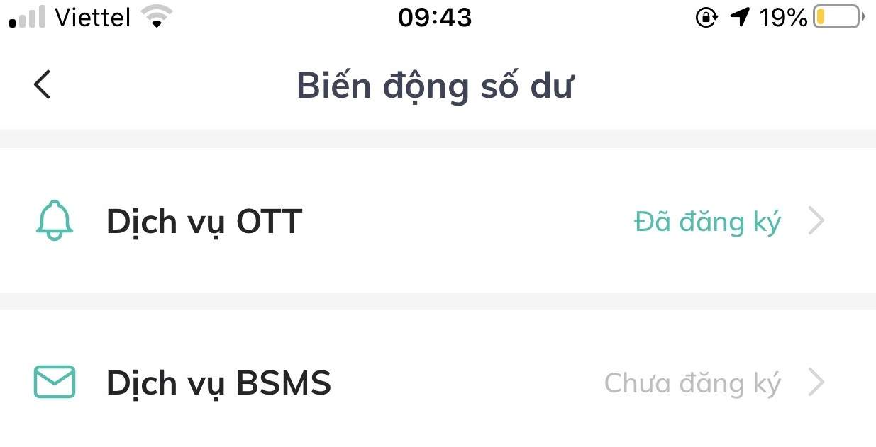 Chọn dịch vụ OTT/BSMS