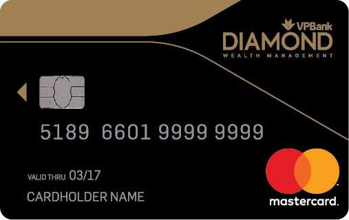 Thẻ ghi nợ VPBank Diamond Debit Mastercard - Thẻ tín dụng hàng đầu cho giới thượng lưu Việt Nam