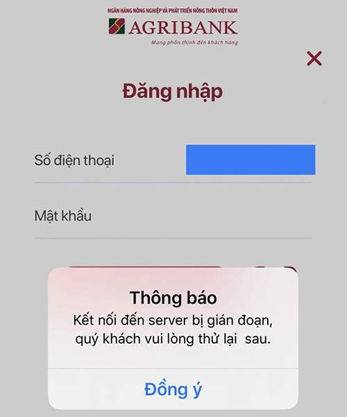 Lỗi đăng nhập