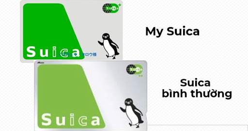 2 loại thẻ Suica 