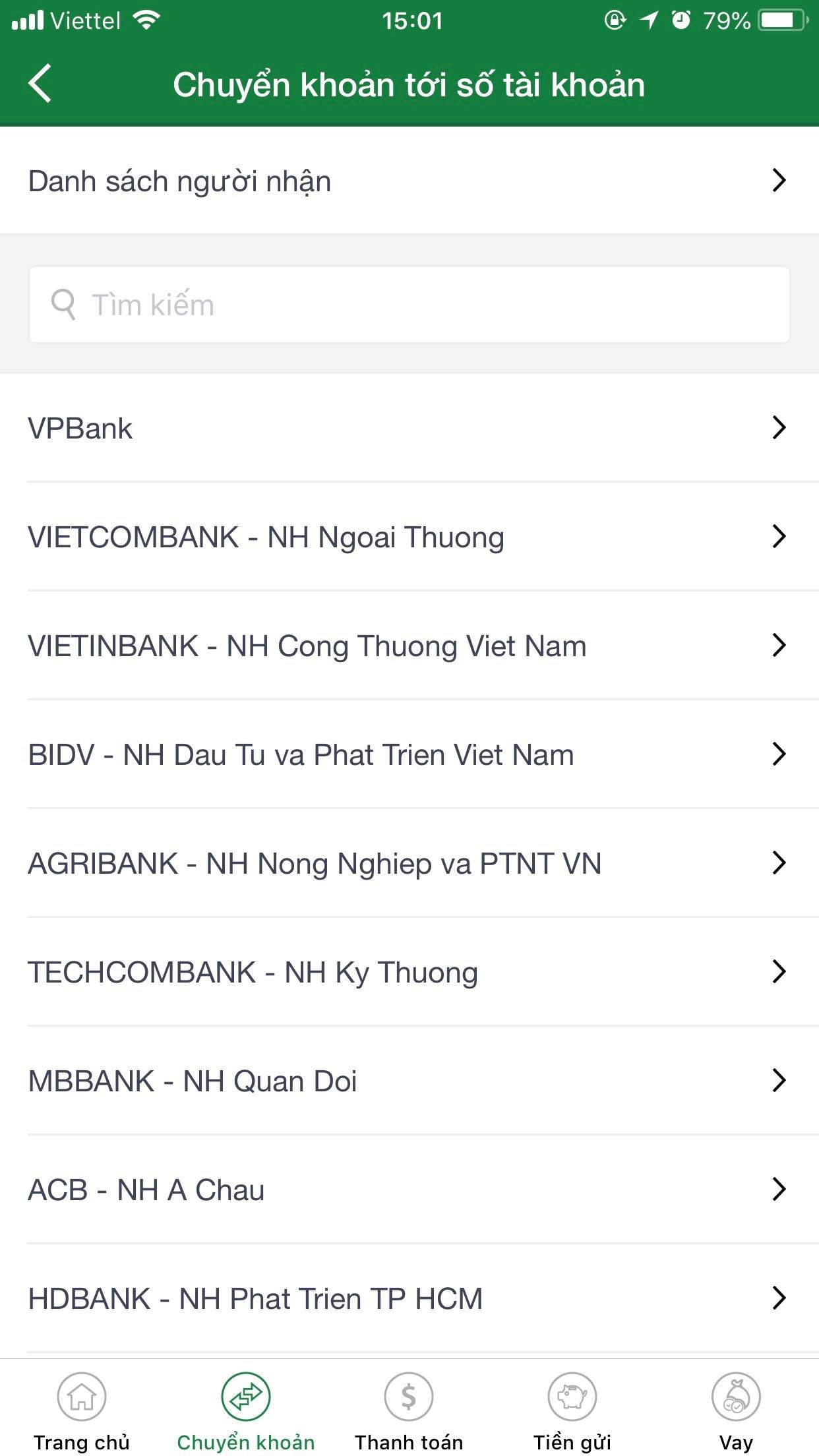 chuyển khoản qua vpbank online 3