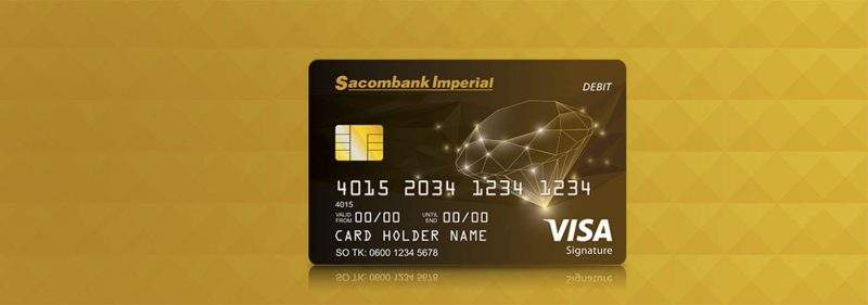 Cập nhật phí thường niên thẻ Visa Sacombank mới nhất