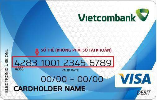 Tra cứu thẻ ngân hàng Vietcombank