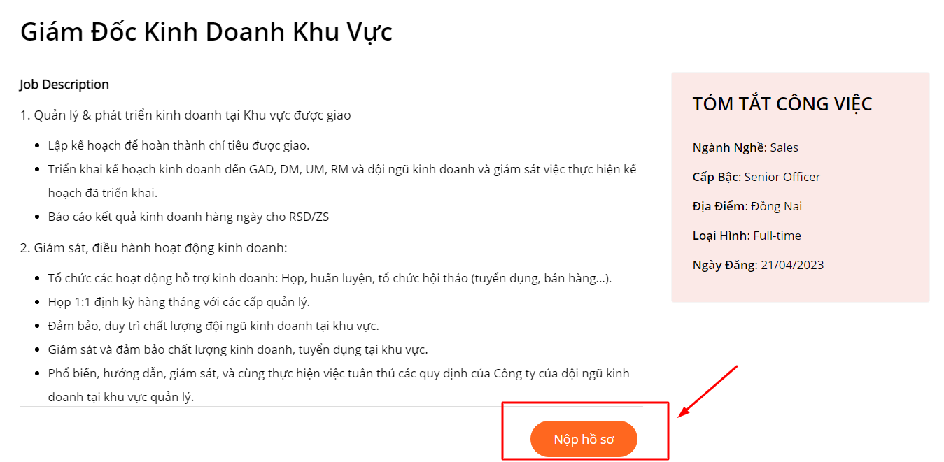 Nộp hồ sơ online