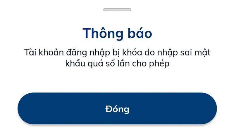 Vì sao tài khoản đăng nhập Sacombank Pay bị khoá?