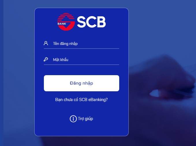 Hướng dẫn cách đăng ký Internet Banking SCB bước 1