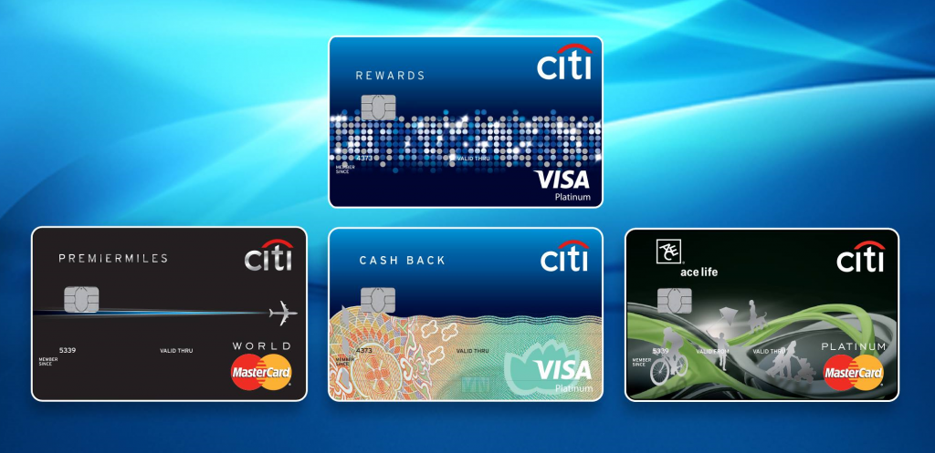 Các loại thẻ tín dụng Citibank