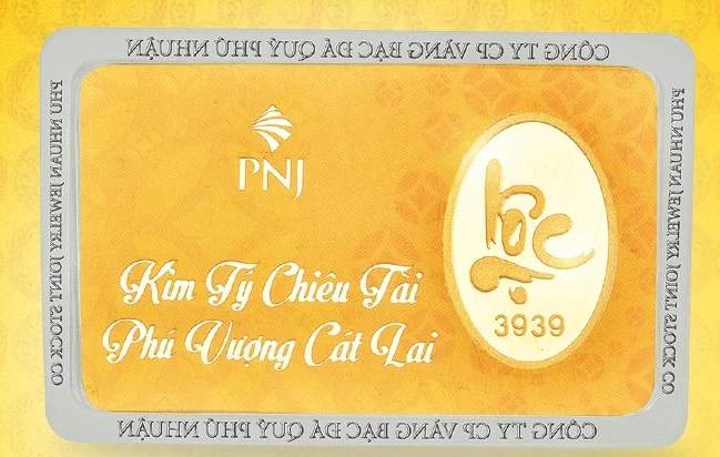 Cập nhật mới nhất giá PNJ vàng miếng