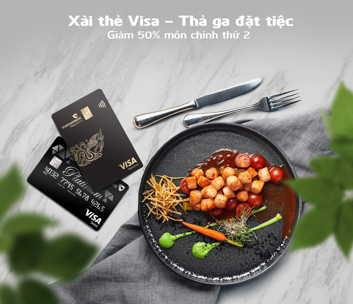 Thẻ đen Vietcombank Visa Signature