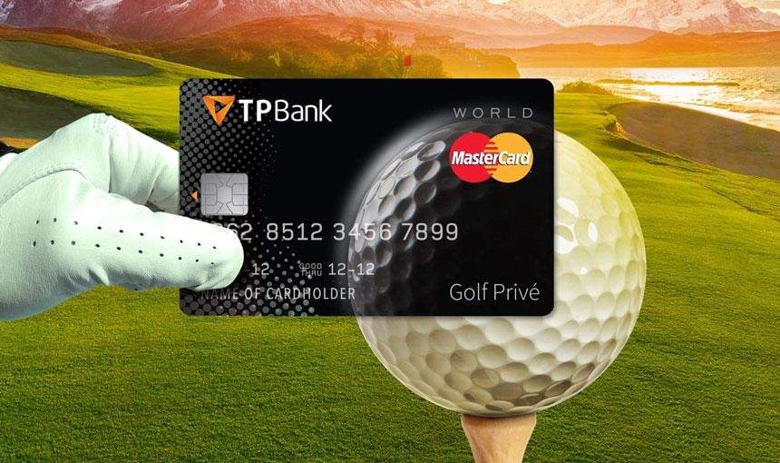 Thẻ thanh toán quốc tế TPBank World MasterCard Golf Privé