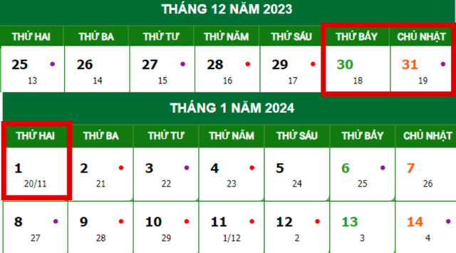 LỊCH NGHỈ TẾT CÁC NGÂN HÀNG