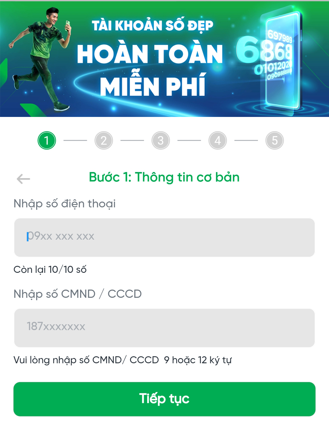 mở tài khoản VPBANK ONLINE 