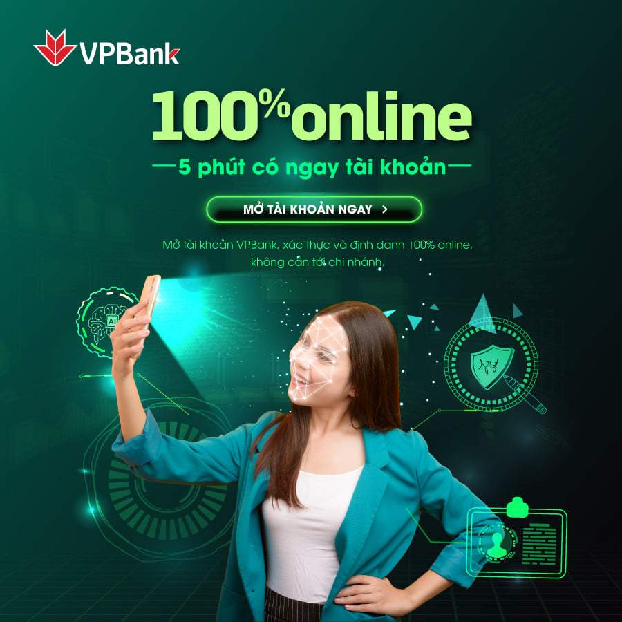 CÁCH MỞ TÀI KHOẢN VPBANK ONLINE 