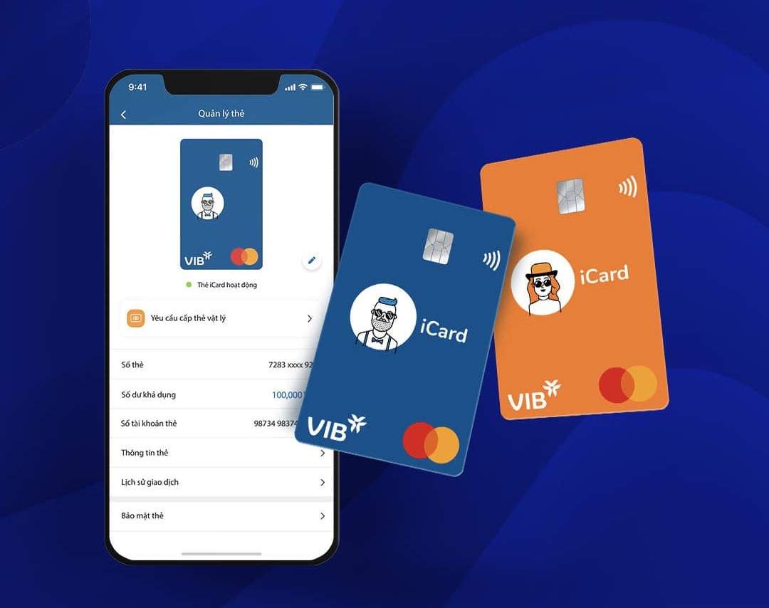 Khách hàng hoàn toàn có thể gửi yêu cầu mở thẻ vật lý iCard VIB