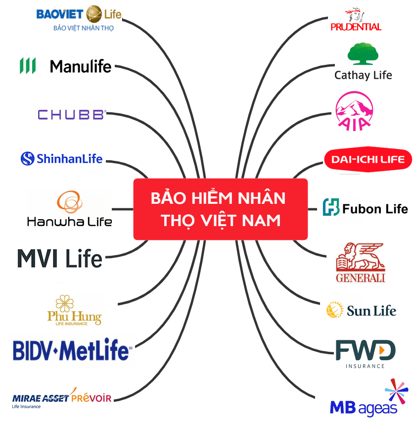 Các công ty bảo hiểm nhân thọ ở Việt Nam