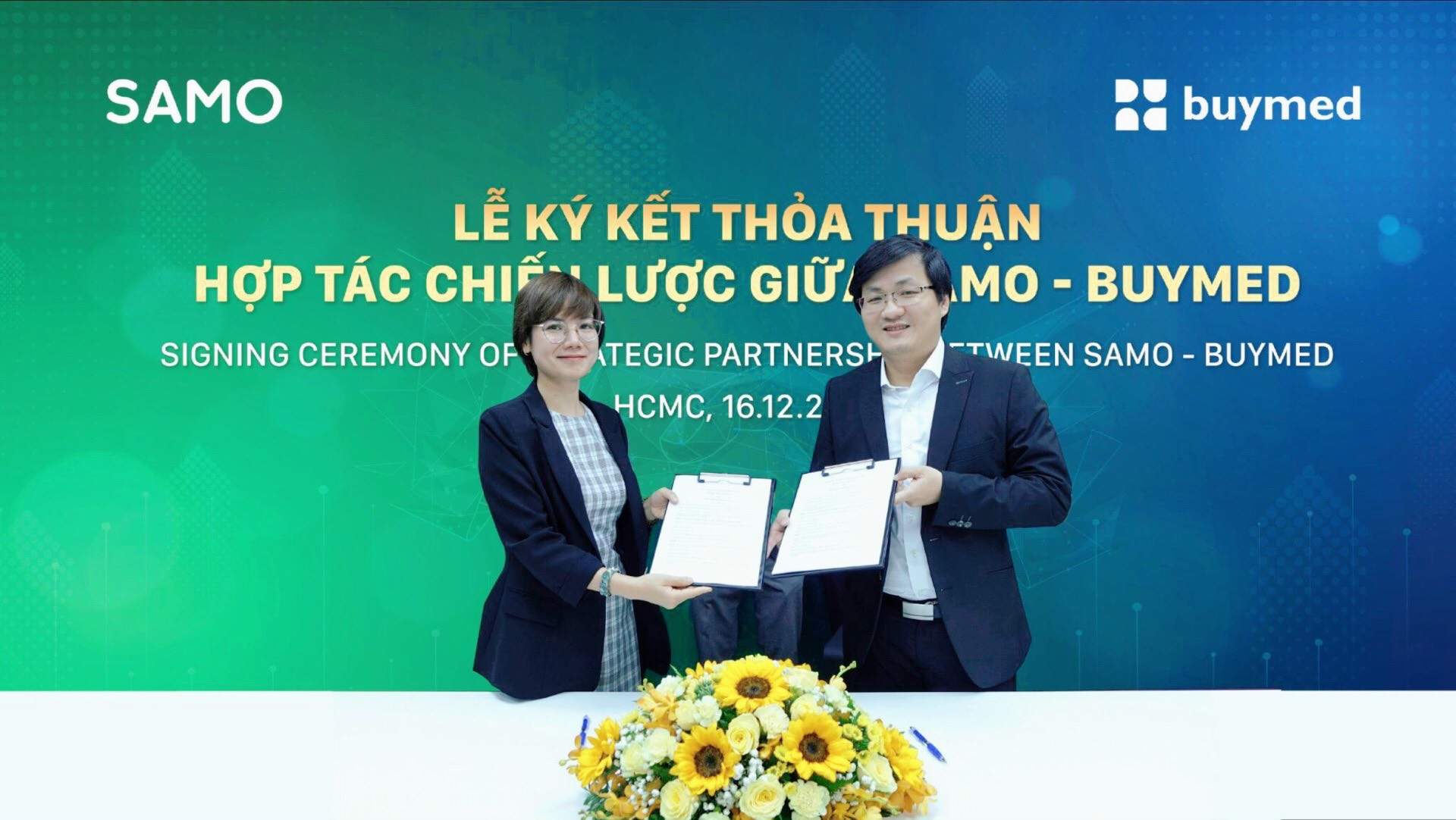 samo và Buymed ký kết thỏa thuận hợp tác chiến lược