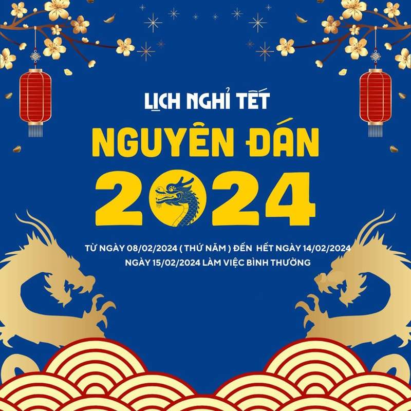 Lịch nghỉ tết Nguyên đán Giáp Thìn 2024 các ngân hàng