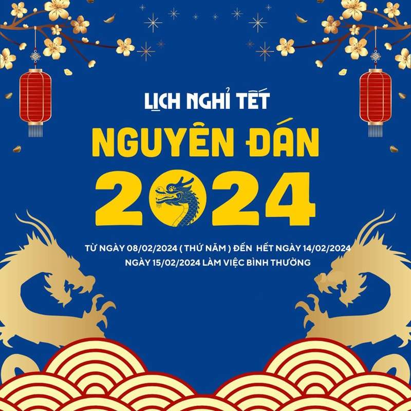 Thông báo chính thức lịch nghỉ tết Nguyên đán 2024 các ngân hàng Việt Nam