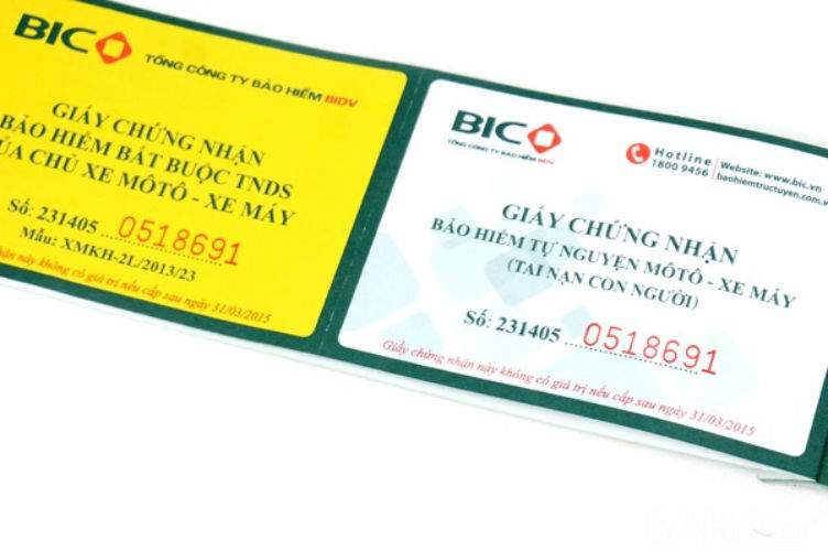 Tìm hiểu về bảo hiểm xe máy BIDV