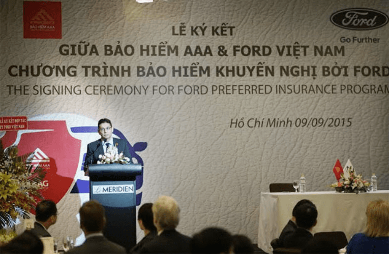 Chương trình hợp tác giữa bảo hiểm AAA và công ty Ford Việt Nam