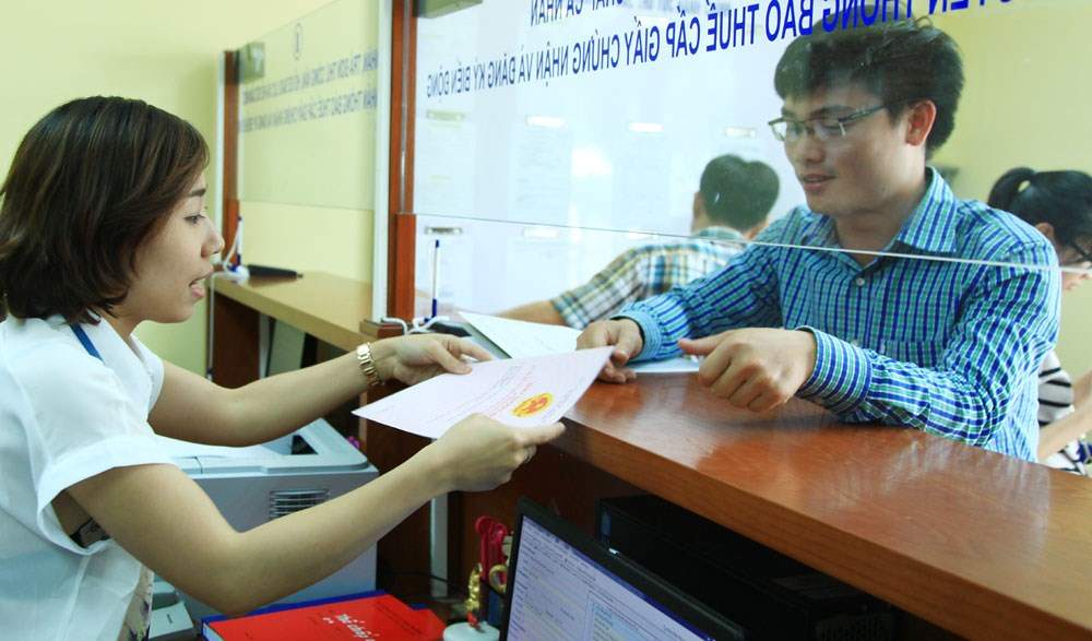 Hình 5: thủ tục đổi sang sổ hồng phiên bản mới