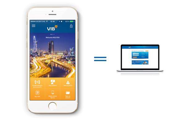 Phần mềm trực tuyến VIB dễ dàng chuyển tiền trong ngân hàng và liên ngân hàng