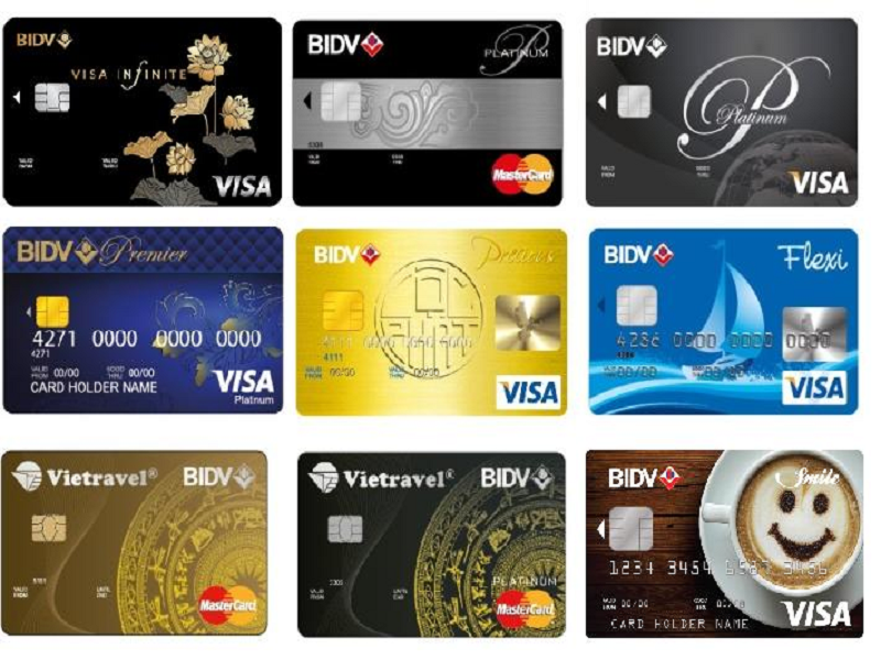 Biểu phí thẻ tín dụng BIDV