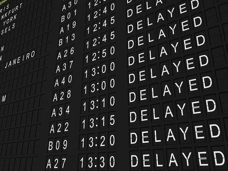 Chuyến đi bị delay