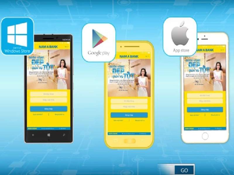 Mobile Banking Nam A Bank có thể sử dụng trên mọi thiết bị thông minh