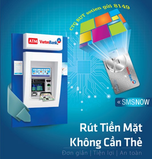 Rút tiền ATM không cần Thẻ