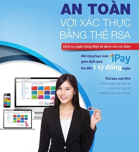 bổ sung xác thực giao dịch bằng thẻ RSA