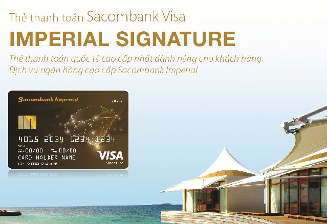 Ngân hàng Sacombank ra mắt thẻ thanh toán Visa Signature đầu tiên tại Việt Nam